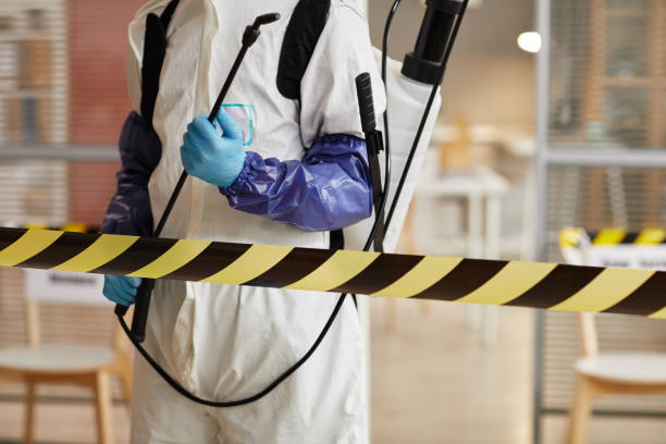 Professional Biohazard Cleanup technician working in Plover, WI